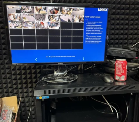 Security Video Camera Installation