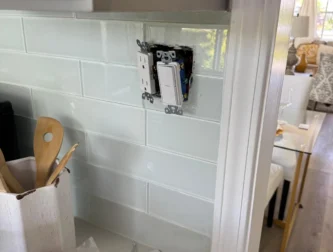 Kitchen outlet repair