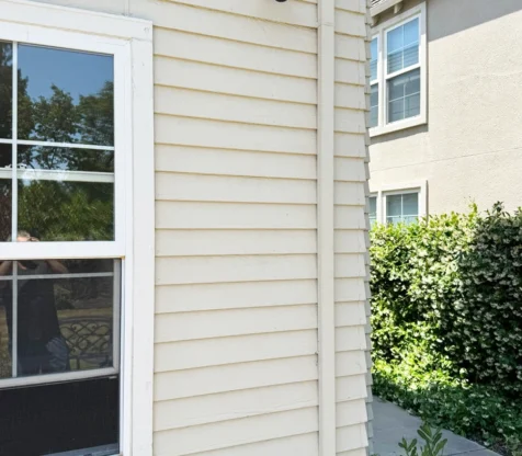 Wired security video camera installation