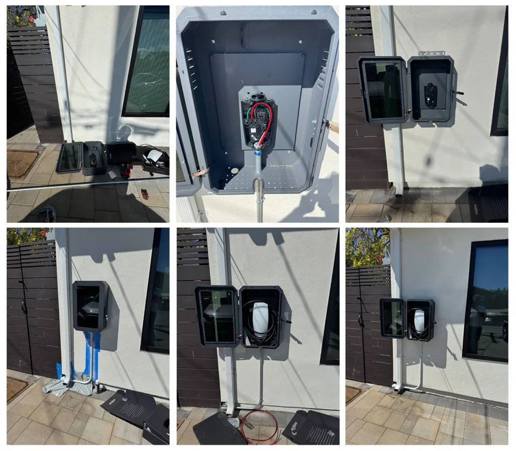 Tesla Wall Charger with Security Box