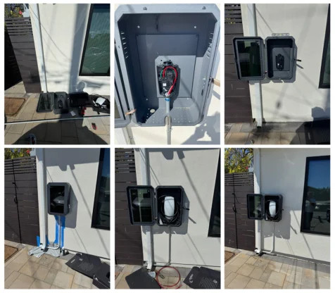 Tesla Wall Charger with Security Box